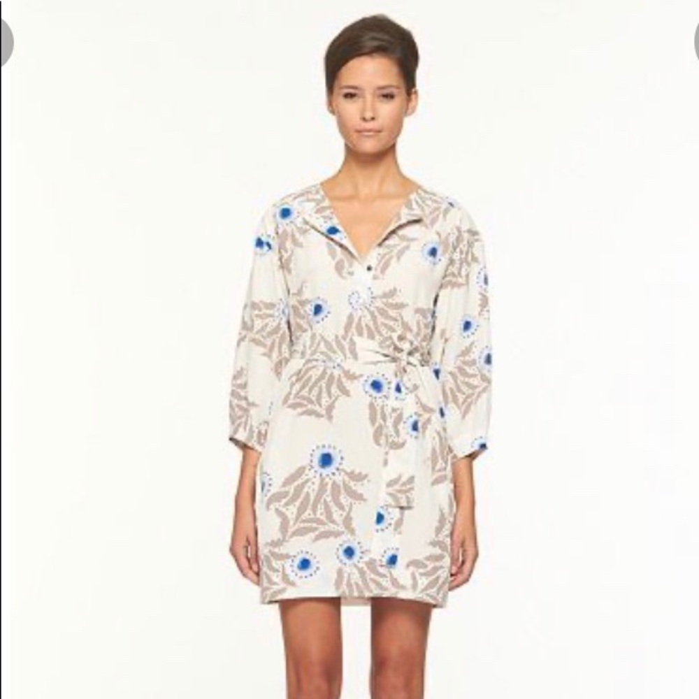 Julieta Diane Von Furstenberg silk shirt dress